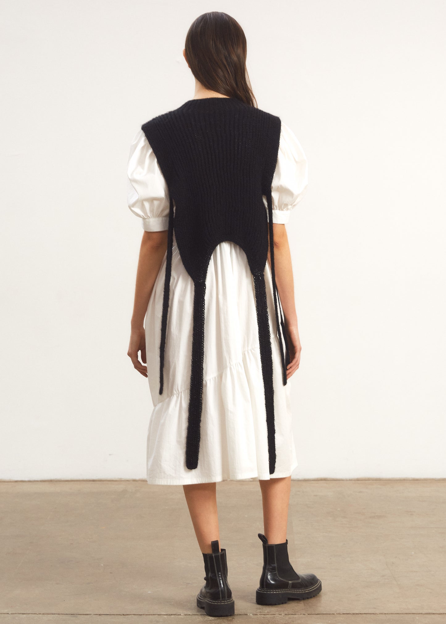 Daphne Hand Knitted Sweater Negro