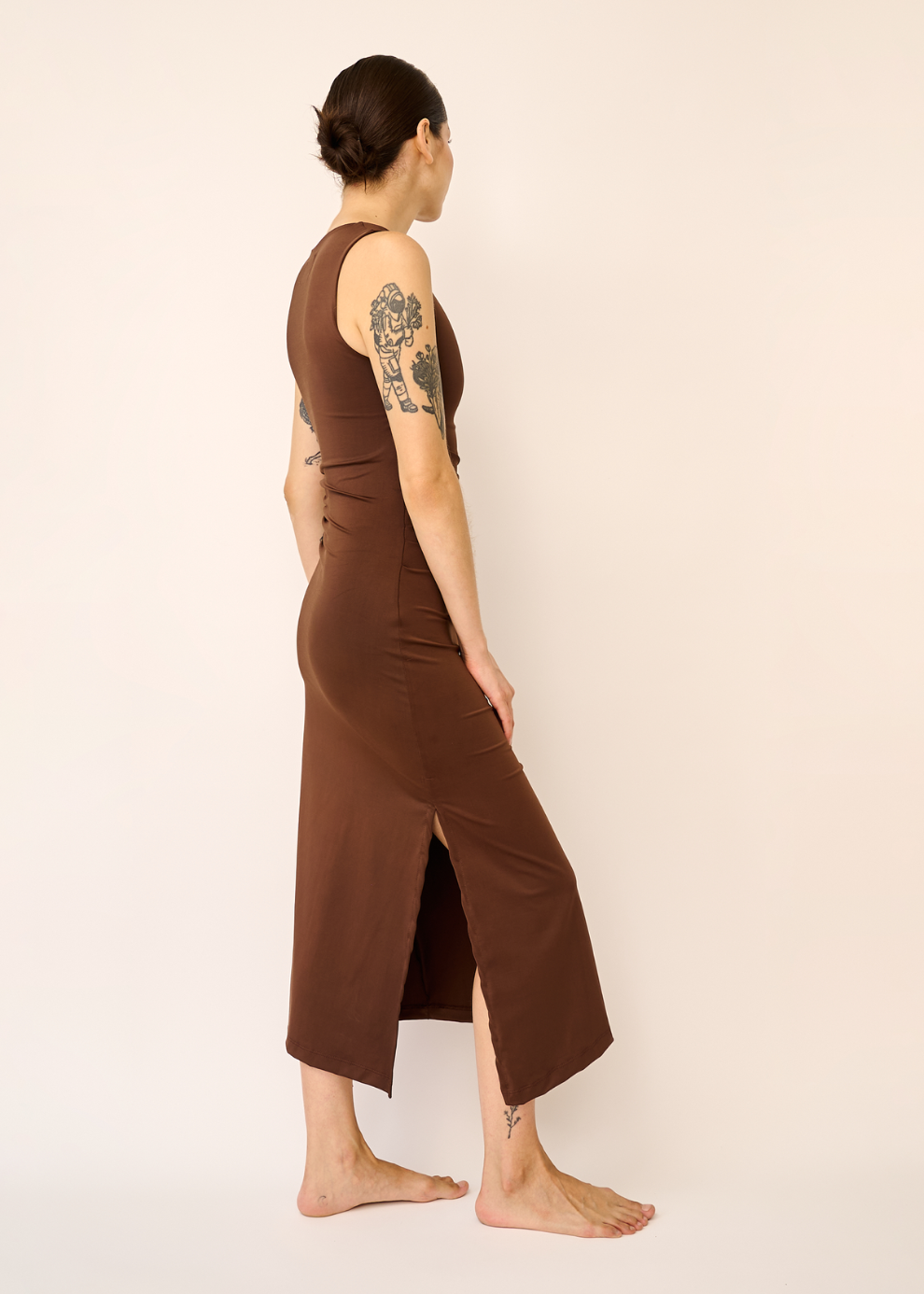 Vestido Wave Café Moro