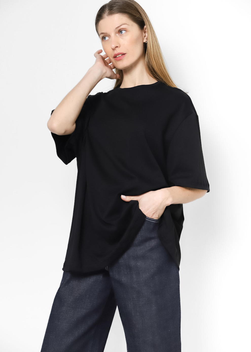 Classic Long Tee Negro