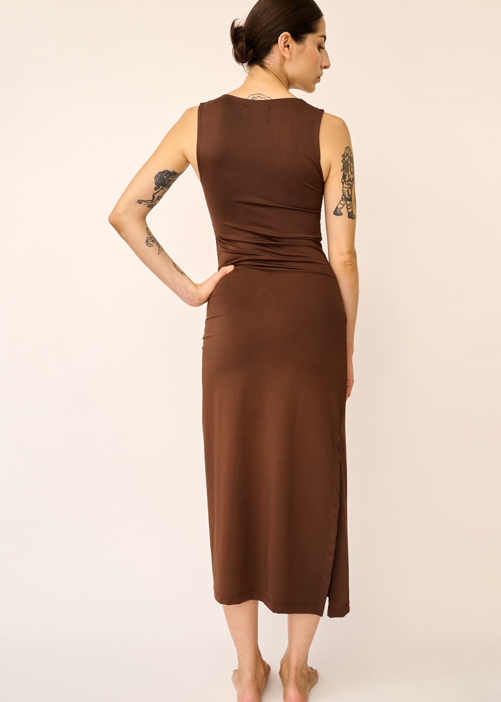 Vestido Wave Café Moro