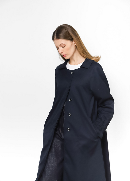 Trench Alma Azul Marino