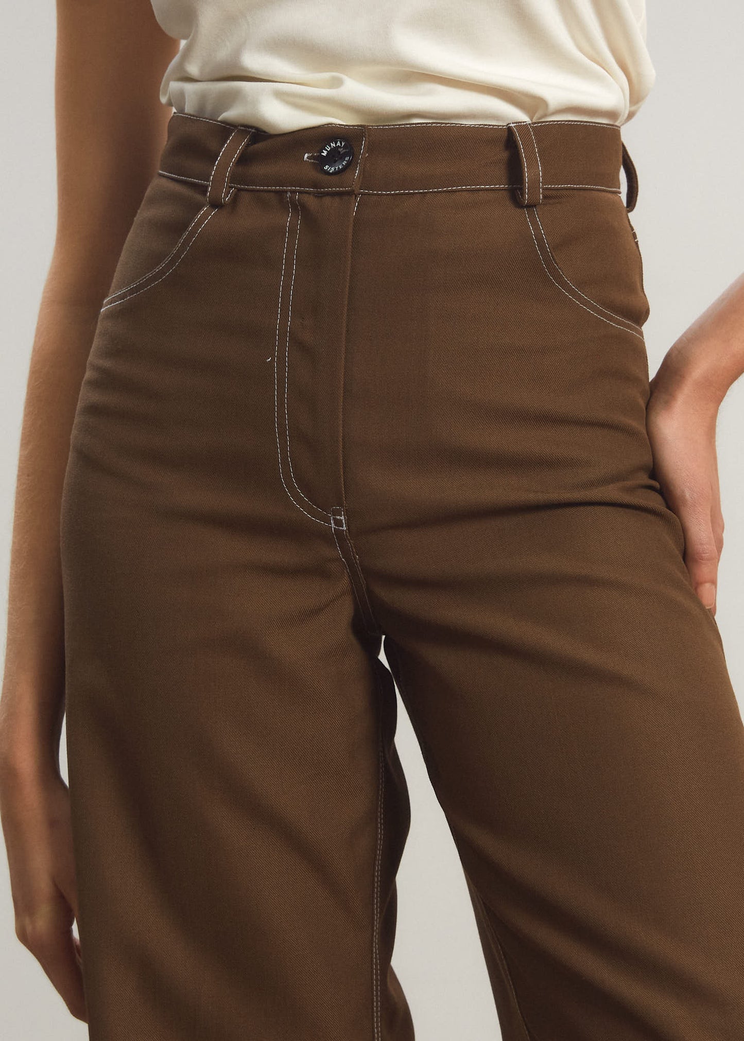 Jeans Classic Fit Café