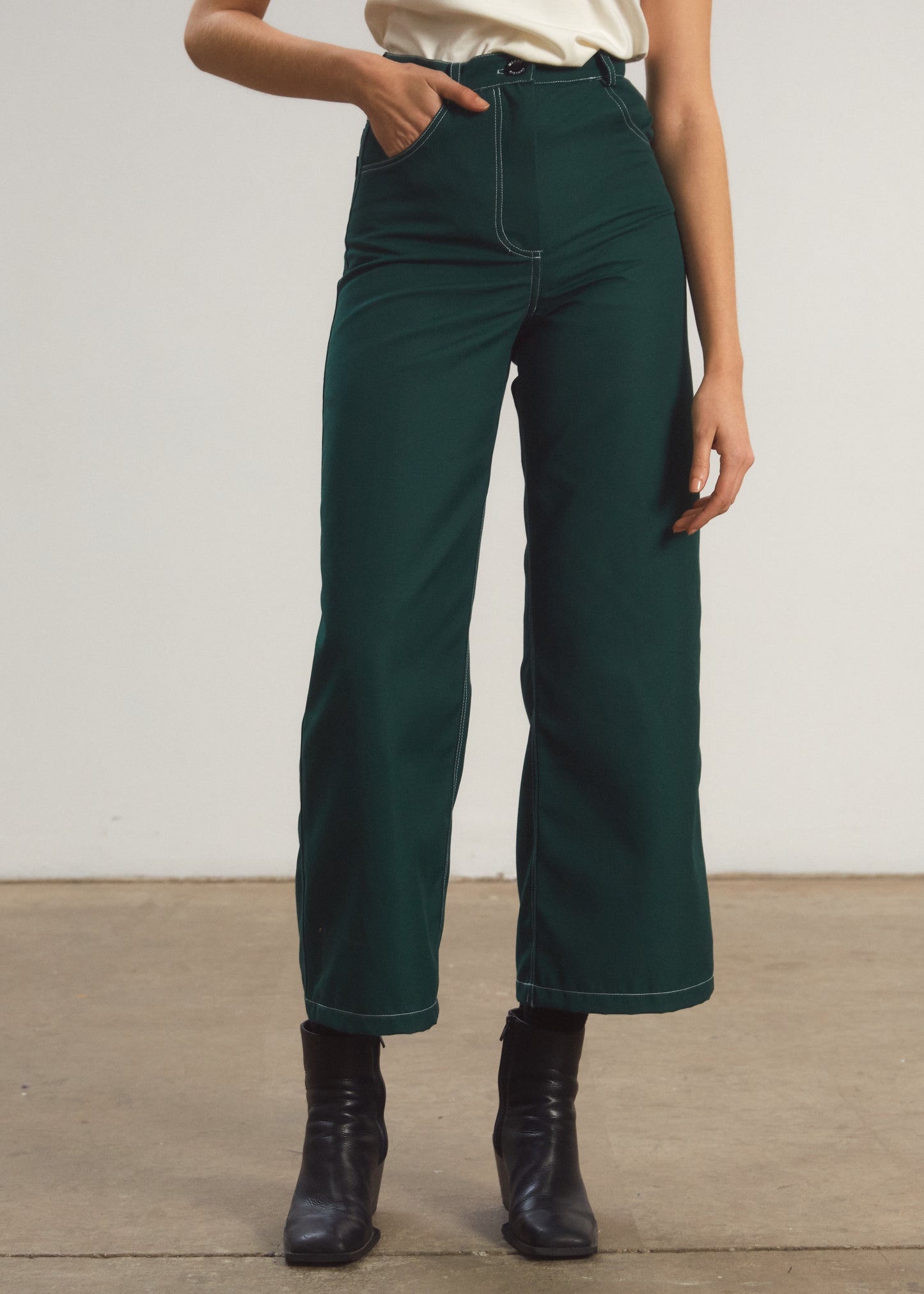 Jeans Classic Fit Verde
