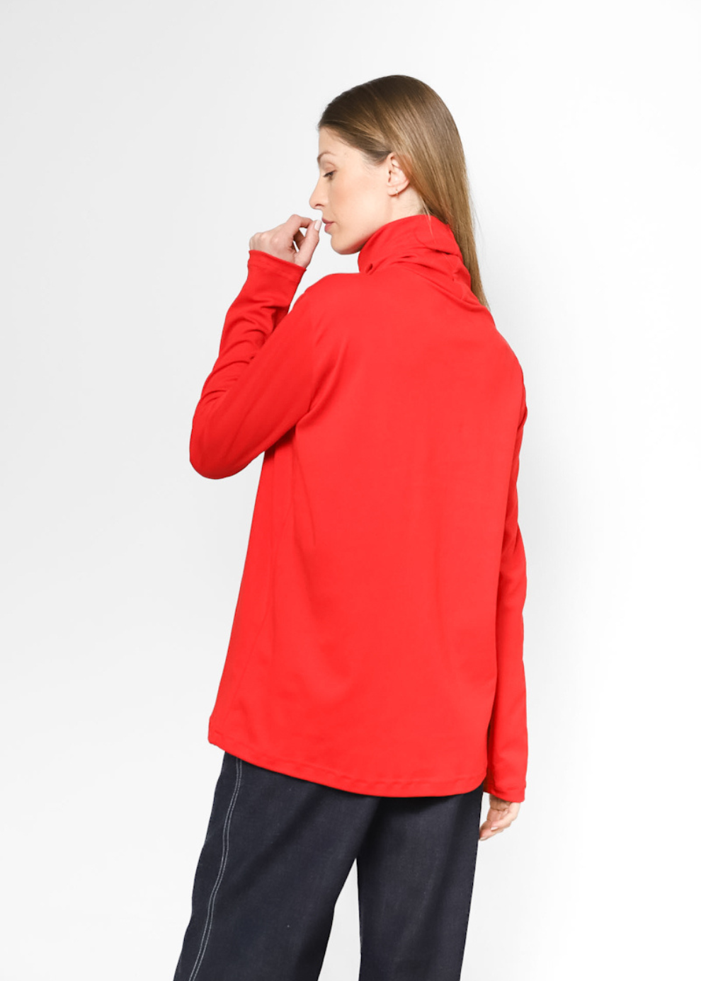 High Neck Tee Rojo