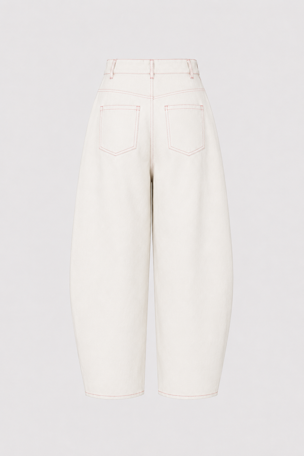 Pantalón Denim Balloon Blanco