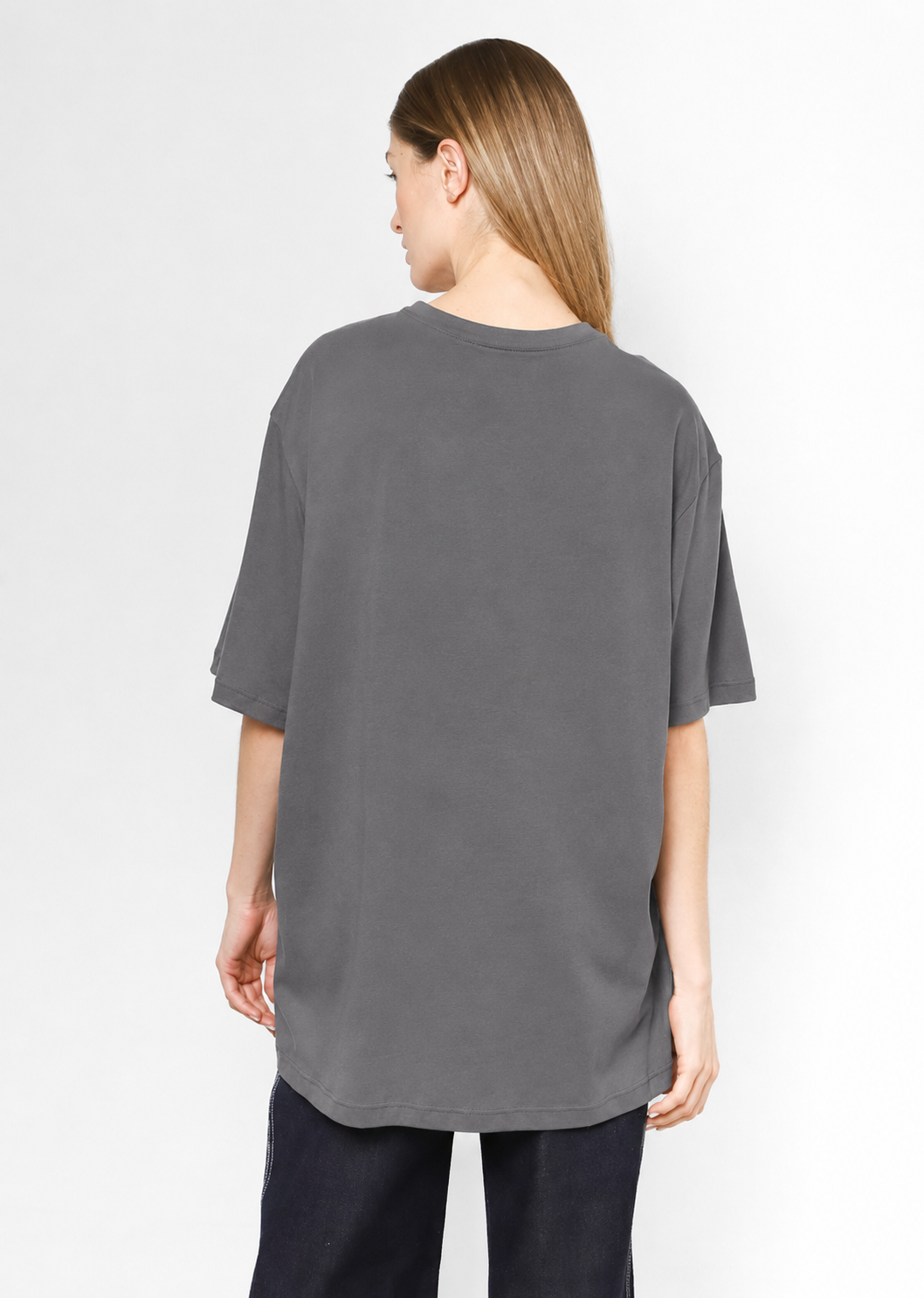 Basic Long Tee Gris