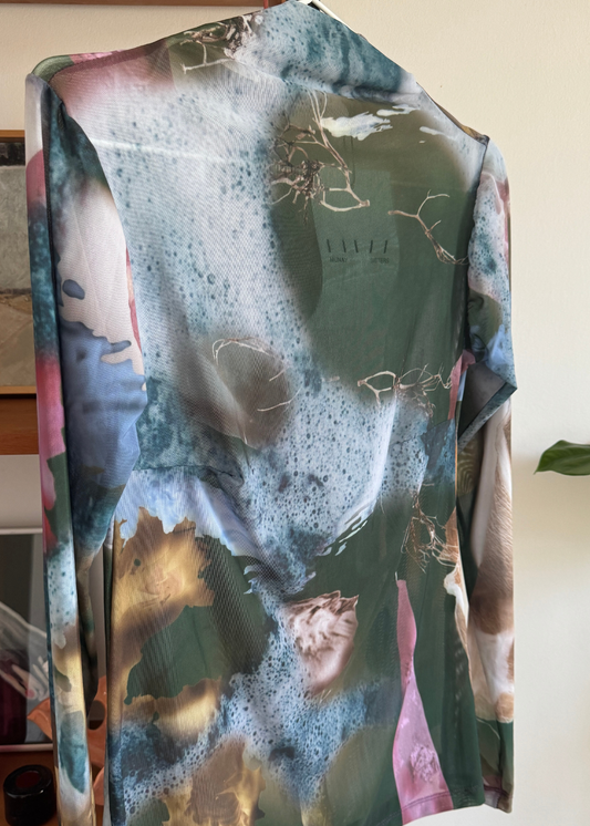 Top Cuello Alto Seaweed Verde