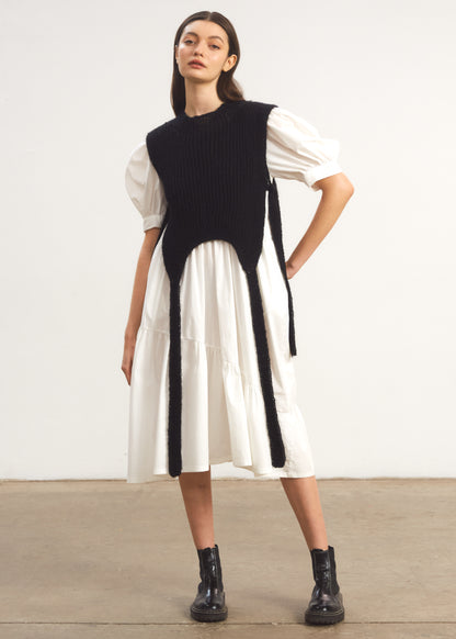 Daphne Hand Knitted Sweater Negro