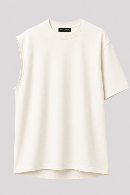 Basic One Sleeve Tee Blanco