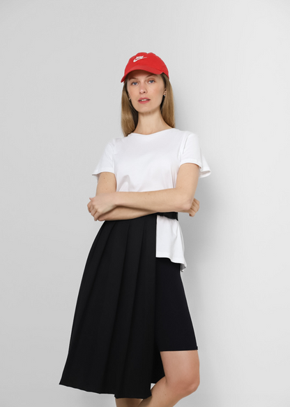 Falda Plisada Sporty Negro
