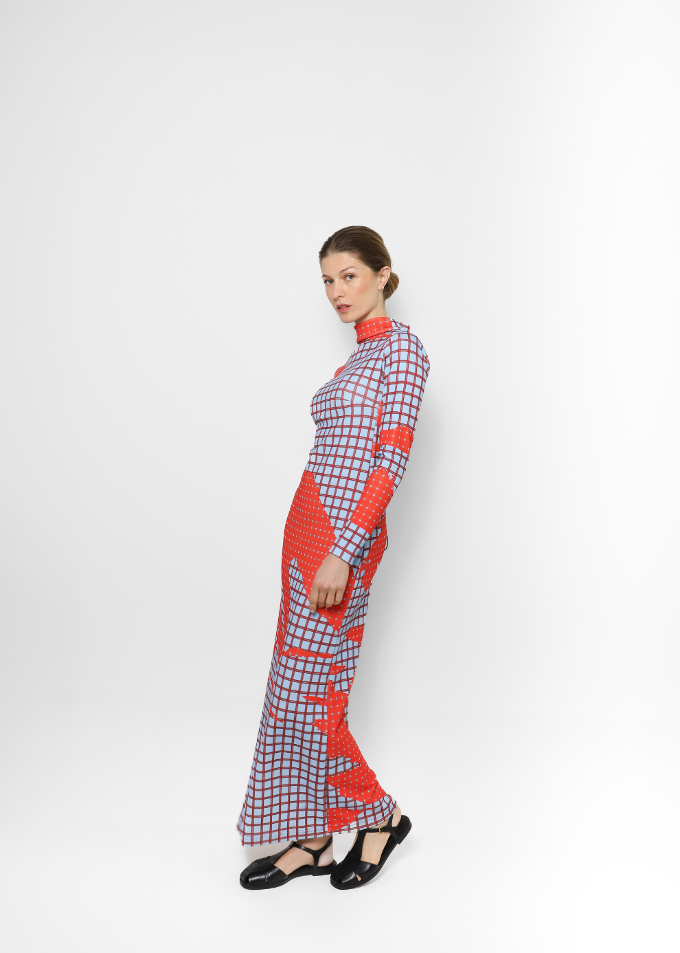 Sporty Sade Dress – Tartán Red