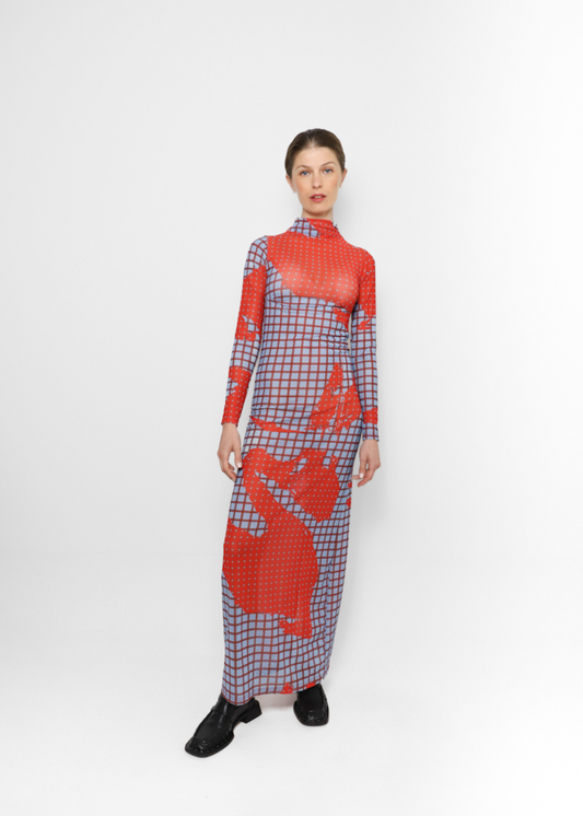 Vestido Tartán Red