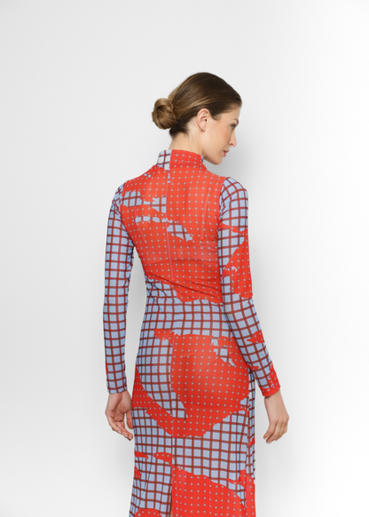 Vestido Tartán Red