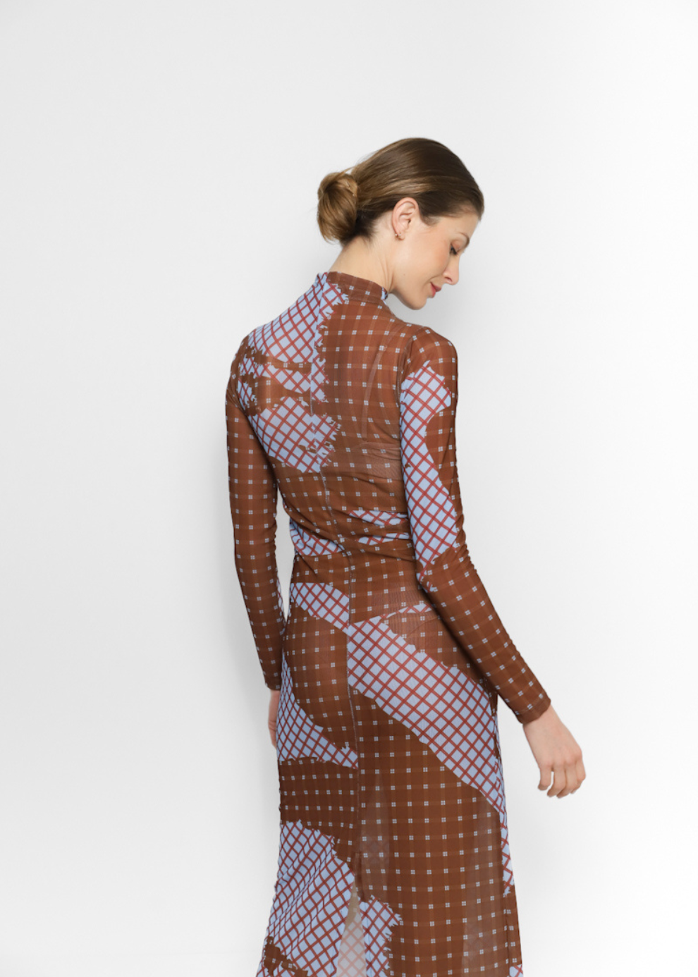 Vestido Tartán Brown