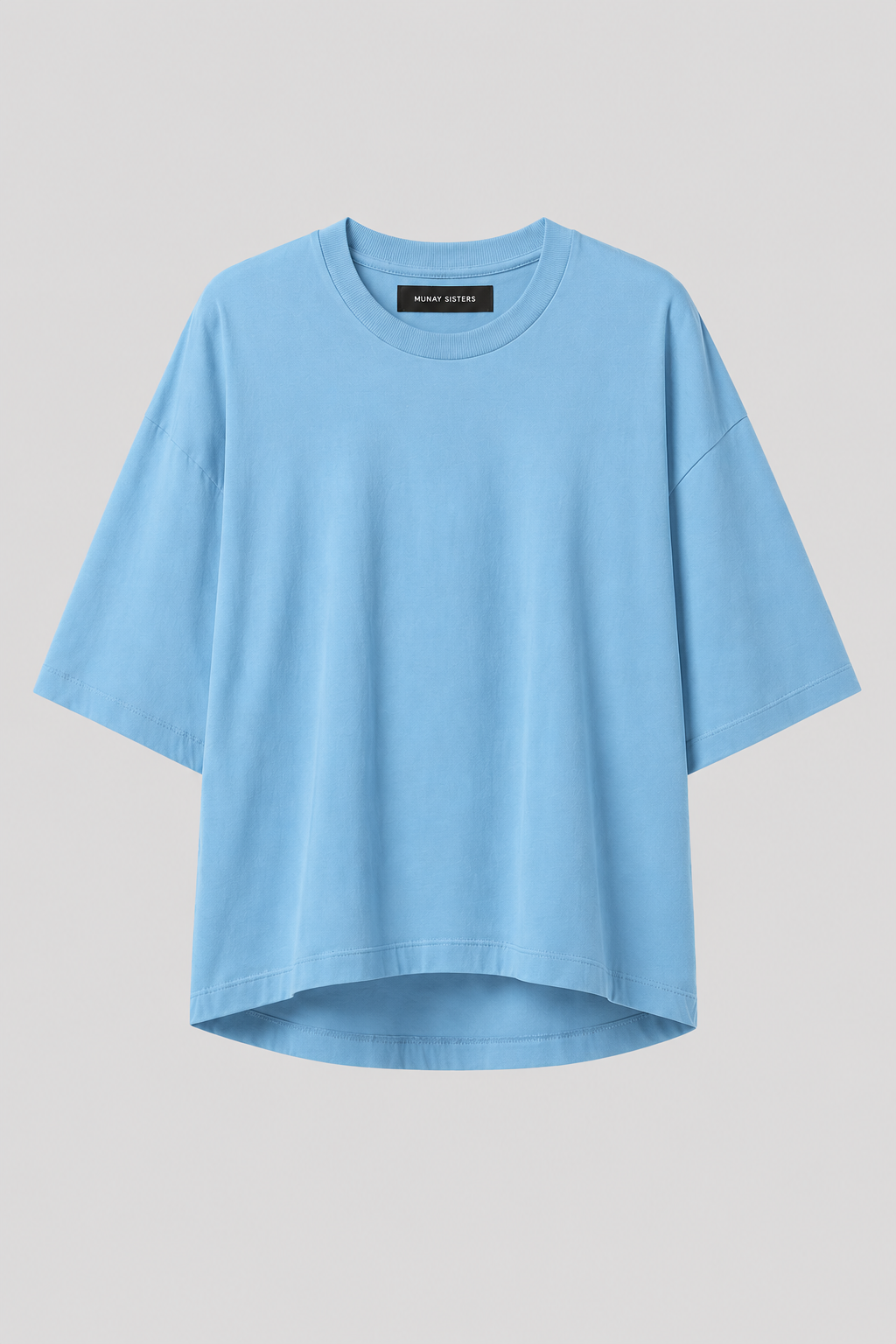 Polera Basic Tee Celeste