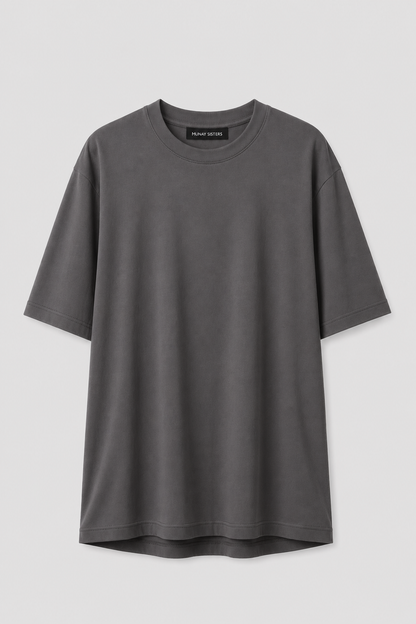 Basic Long Tee Gris