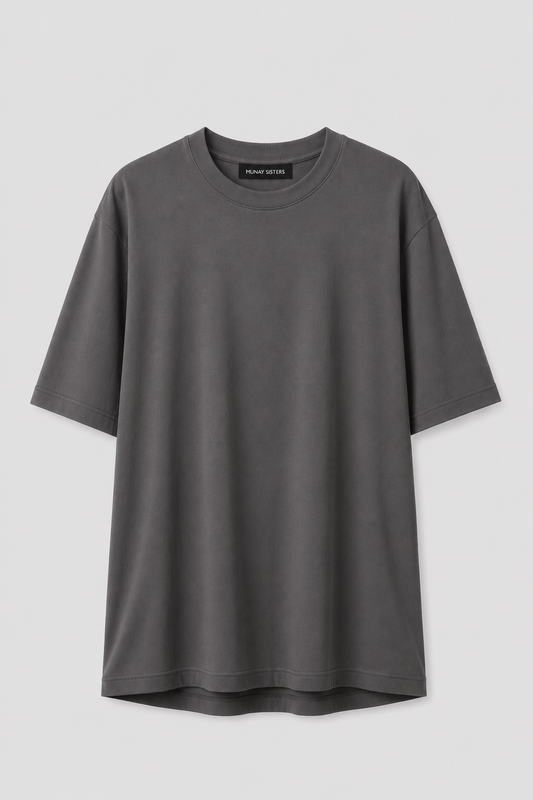 Basic Long Tee Gris