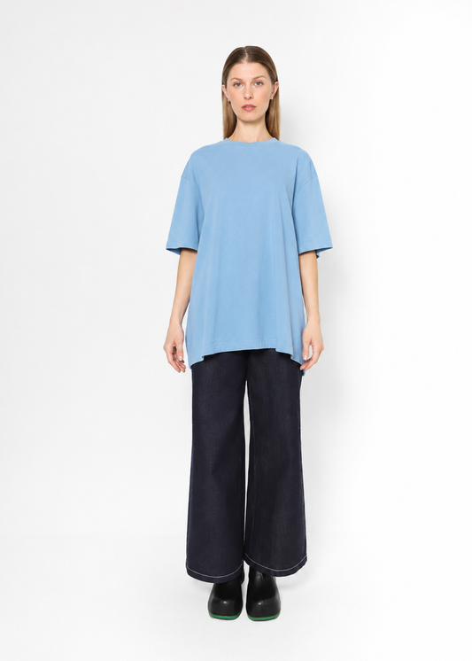 Basic Long Tee Celeste