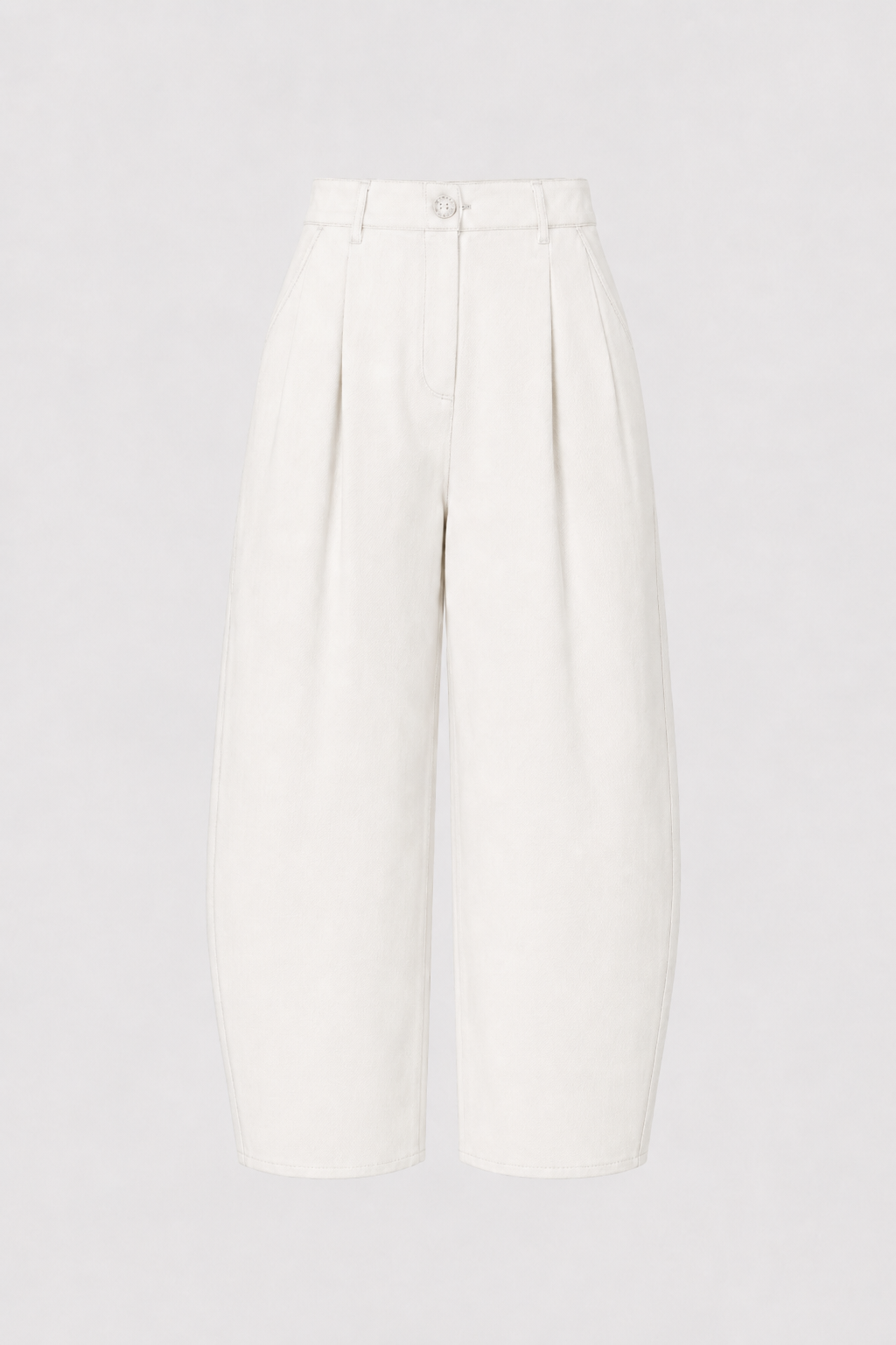 Pantalón Denim Balloon Blanco