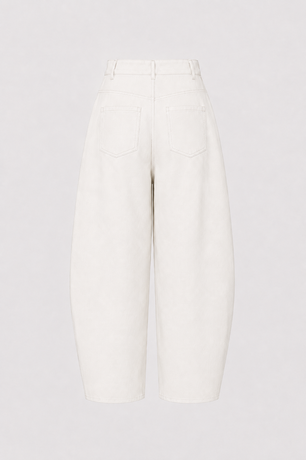 Pantalón Denim Balloon Blanco