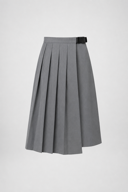 Falda Plisada Sporty Gris