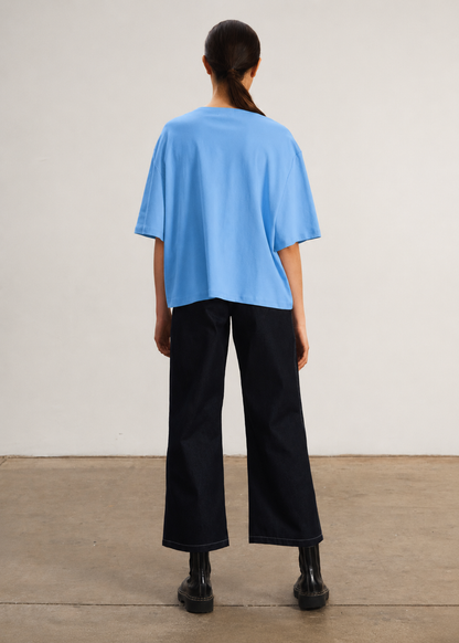 Polera Basic Tee Celeste