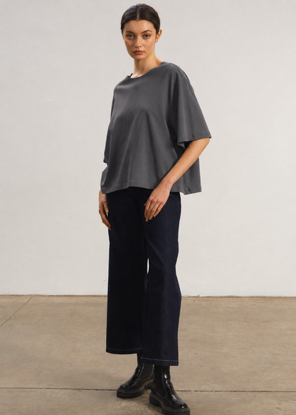 Polera Basic Tee Gris