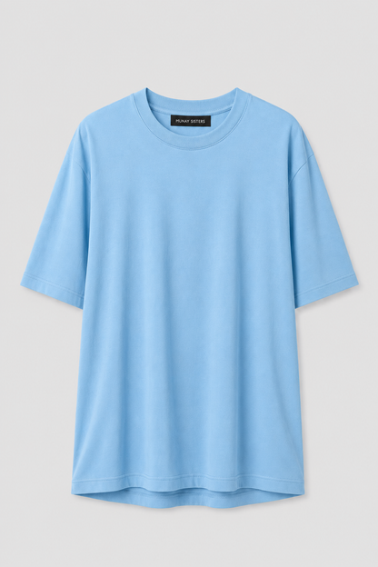 Basic Long Tee Celeste