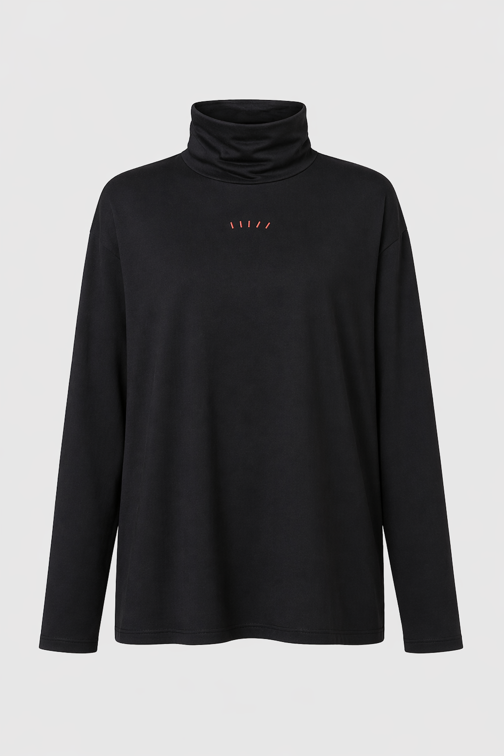 High Neck Tee Negro