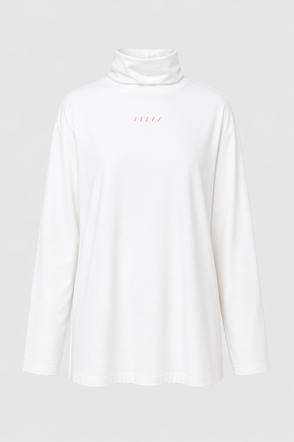 High Neck Tee Blanco