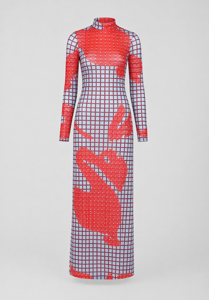 Sporty Sade Dress – Tartán Red