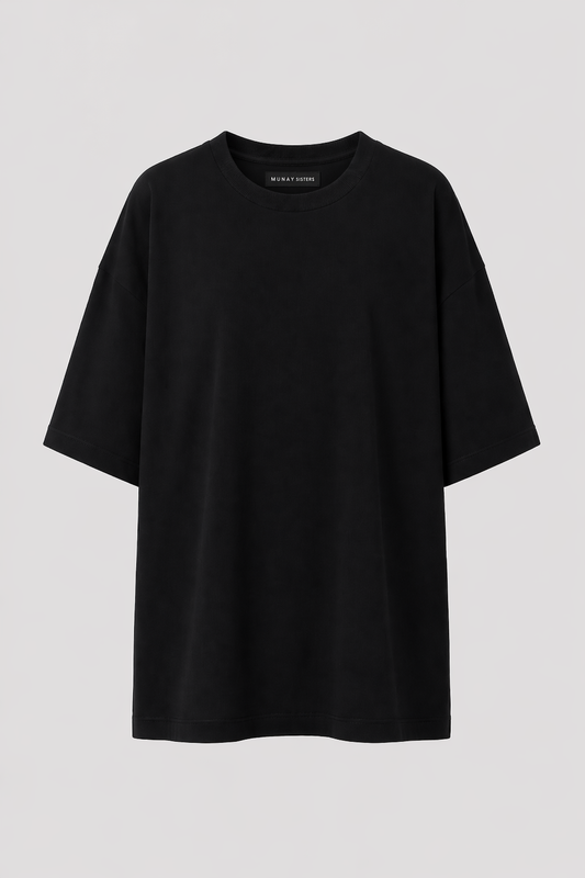 Basic Long Tee Negro