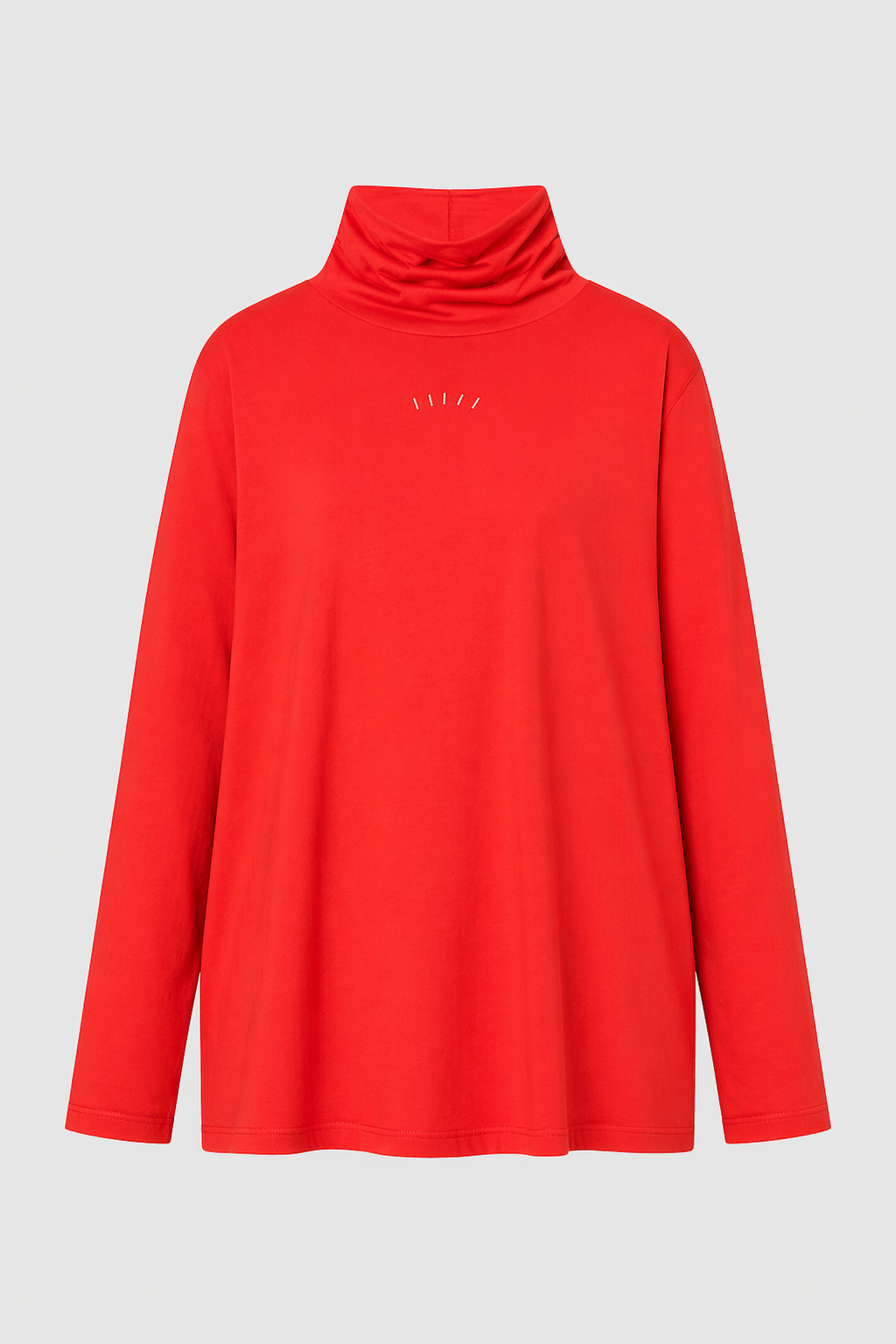 High Neck Tee Rojo