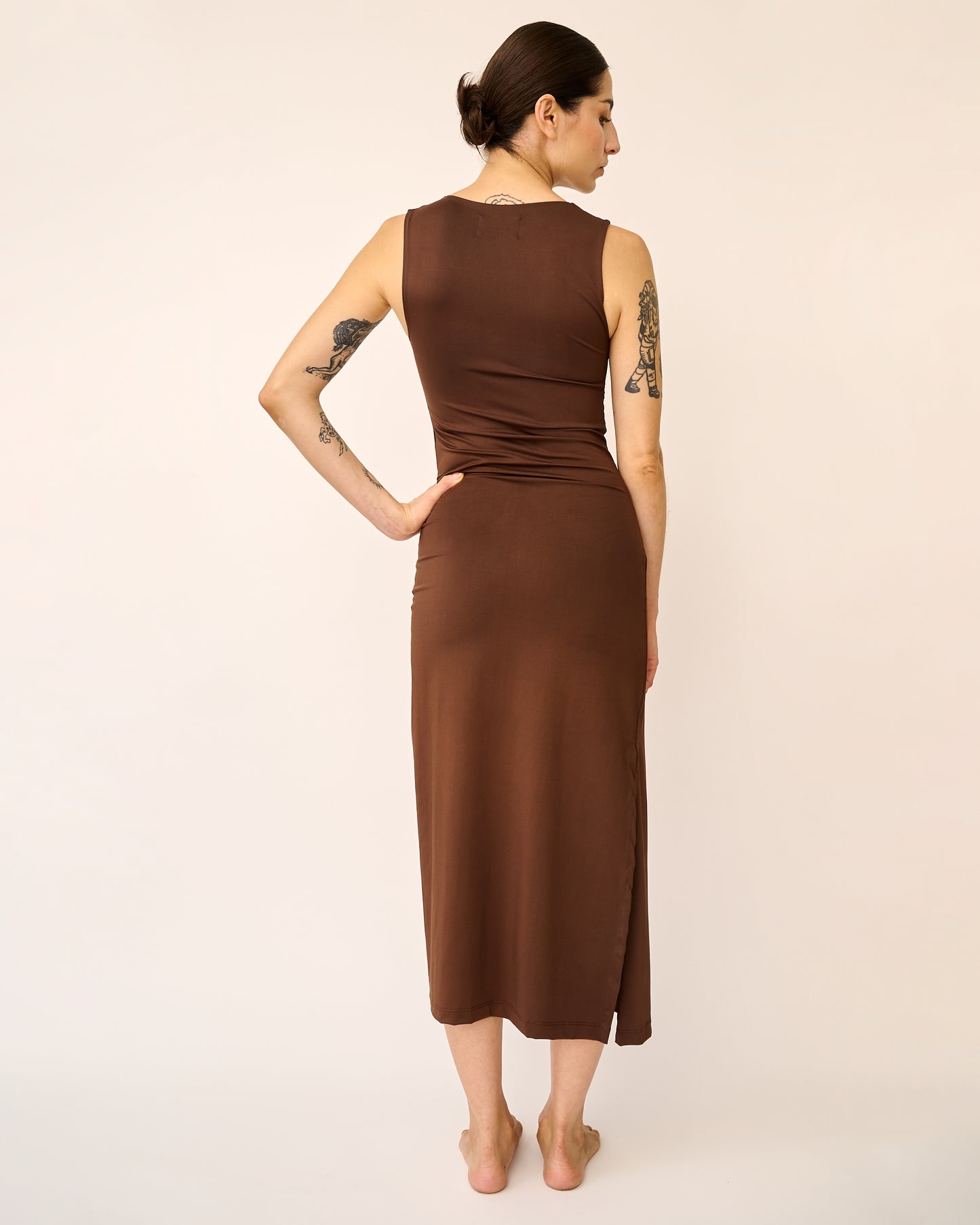 Vestido Wave Café Moro